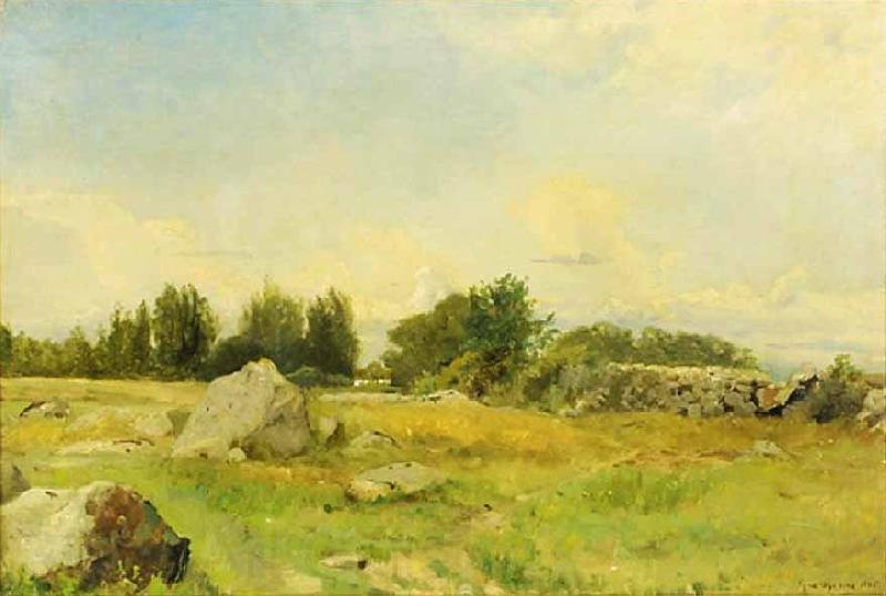 Gustaf Rydberg Rocky hill France oil painting art